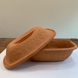 Romertopf Terra Cotta Clay Baker 111 Bay-keramik W-germany
